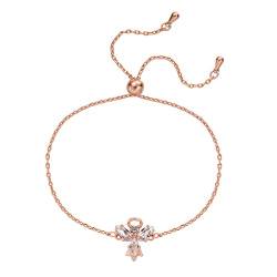 Melix Home Engel Armbänder für Frauen Einstellbare Charme Link niedlich Lucky Angel Armbänder Geschenke für Sie von Melix Home