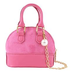 Meliyya kleine Mädchen Tasche Damen Umhängetasche Niedliche Crossbody Bag Süße Minitasche Prinzessin Mini Tasche Schultertasche Kinder Handtasche (Rosa) von Meliyya