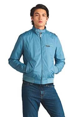 Members Only Herren Original Iconic Racer Jacket Leichte Baumwolljacke, Slate Blue, Small von Members Only