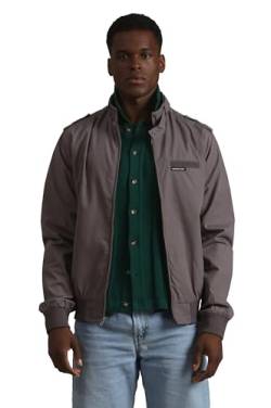 Members Only Herren Original Iconic Racer Jacket Leichte Baumwolljacke, grau, Small von Members Only