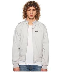 Members Only Herren Original Iconic Racer Jacket Leichte Baumwolljacke, hellgrau, Small von Members Only