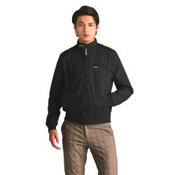 Members Only Herren Original Iconic Racer Jacket Leichte Baumwolljacke, schwarz, X-Large von Members Only