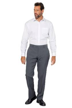 Men Plus Herren große Größen Übergrößen Menswear L-8XL Men+ Hose, Baukasten, Regular Fit, Bund verstellbar, bis 35 grau 34 200170170-34 von Men Plus