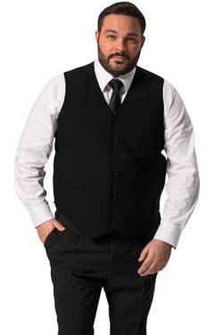 Men Plus Herren große Größen Übergrößen Menswear L-8XL Men+ Weste Baukasten Malaga, bis 74/35 schwarz 62 830662130-62 von Men Plus