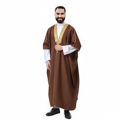 Abaya Herren Umhang Arabisches Kleid - Braun - Einheitsgröße von Men's Abaya (Bisht)