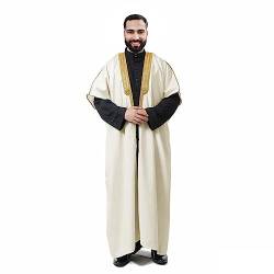 Abaya Herren Umhang Arabisches Kleid - Elfenbein - Einheitsgröße von Men's Abaya (Bisht)