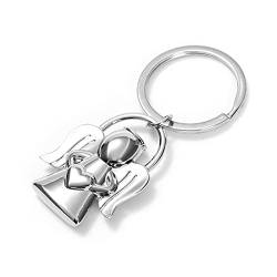 MenYiYDS Schutzengel Schlüsselanhänger Schlüsselanhänger mit Schutzengel - Glücksbringer Talisman -Geschenk für Partner, Mutter, Tochter und Kind von MenYiYDS