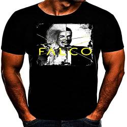 Falco Fun Slogan Mens T-Shirt Adult Mens Casual T-Shirt Black Size L von Menge