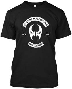 Spawn Shirt Sons of Malebolgia Todd Mcfarlane - Custom Mens T-Shirt Tee Black XL von Menge