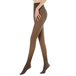 Menore Thermal Tights for Women, Fleece Tights, Lined Tights, Winter Thickened Plush Leggings, Fake Translucent Thick Pantyhose, Warm Tights for Daily Use von Menore