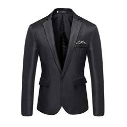 Mensera Herren Anzug-Jacke Sakko Modern Revers Blazer Jacke Mantel für Hochzeit und Party Business Formelle Anlässe Slim Fit von Mensera