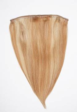 7 Clip Haarteil Clip In Extensions 35 cm Remy Echthaar Halbperücke Half Wig Echthaarperücke von MeralenS