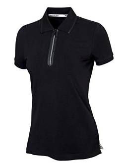 Mercedes-Benz Collection AMG Poloshirt Damen | Slimfit Poloshirt im AMG Design aus 95% Baumwolle und 5% Elasthan | zweifarbiger Reißverschluss & 1x1-Rippe Kragen von Mercedes-Benz