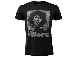 Merch Traffic T-Shirt The Doors Jim Morrison Druck Vorderseite. Schwarz Unisex Erwachsene Jungen, Nero, XS von Merch Traffic