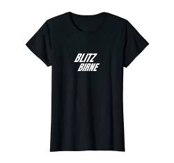 Damen T-Shirt Blitzbirne Schriftzug Geschenkidee Lustig Spruch von Merch by ePlaces