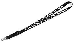 Merchandise for Fans Lanyard Schlüsselanhänger Schlüsselband mit Karabiner schwarz: Hund Dackel Teckel Dachshund von Merchandise for Fans