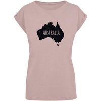 Merchcode T-Shirt Merchcode Damen Ladies Australia Extended Shoulder Tee (1-tlg) von Merchcode