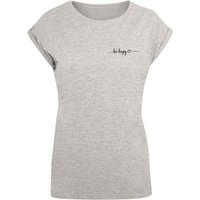 Merchcode T-Shirt Merchcode Damen Ladies Be Happy T-Shirt (1-tlg) von Merchcode