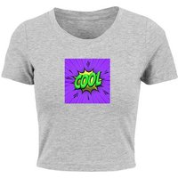Merchcode T-Shirt Merchcode Damen Ladies COOL Comic Cropped Tee (1-tlg) von Merchcode
