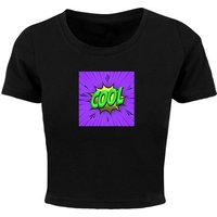 Merchcode T-Shirt Merchcode Damen Ladies COOL Comic Cropped Tee (1-tlg) von Merchcode