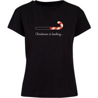 Merchcode T-Shirt Merchcode Damen Ladies Christmas Loading Box Tee (1-tlg) von Merchcode