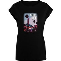 Merchcode T-Shirt Merchcode Damen Ladies Grand Thug Life Extended Shoulder Tee (1-tlg) von Merchcode