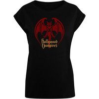 Merchcode T-Shirt Merchcode Damen Ladies Hollywood Vampires - Bat Logo T-Shirt (1-tlg) von Merchcode