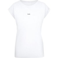Merchcode T-Shirt Merchcode Damen Ladies Love Extended Shoulder Tee (1-tlg) von Merchcode