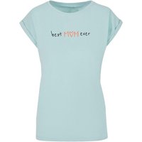Merchcode T-Shirt Merchcode Damen Ladies Mothers Day - Best mom ever T-Shirt (1-tlg) von Merchcode