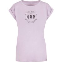 Merchcode T-Shirt Merchcode Damen Ladies Mothers Day - The best mom T-Shirt (1-tlg) von Merchcode