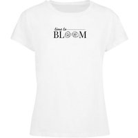 Merchcode T-Shirt Merchcode Damen Ladies Pretty Time to bloom - Box Tee (1-tlg) von Merchcode
