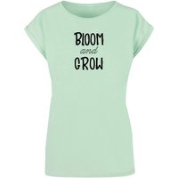Merchcode T-Shirt Merchcode Damen Ladies Spring - Bloom and grow T-Shirt (1-tlg) von Merchcode