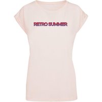 Merchcode T-Shirt Merchcode Damen Ladies Summer - Retro T-Shirt (1-tlg) von Merchcode