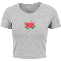 Merchcode T-Shirt Merchcode Damen Ladies Summer - Summertime Cropped Tee (1-tlg) von Merchcode