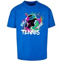 Merchcode T-Shirt Merchcode Herren Tennis Love, Sweat - Heavy Oversize Tee (1-tlg) von Merchcode