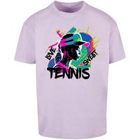 Merchcode T-Shirt Merchcode Herren Tennis Love, Sweat - Heavy Oversize Tee (1-tlg) von Merchcode