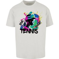 Merchcode T-Shirt Merchcode Herren Tennis Love, Sweat - Heavy Oversize Tee (1-tlg) von Merchcode