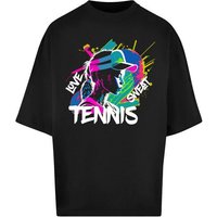 Merchcode T-Shirt Merchcode Herren Tennis Love, Sweat - Huge Tee (1-tlg) von Merchcode