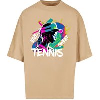 Merchcode T-Shirt Merchcode Herren Tennis Love, Sweat - Huge Tee (1-tlg) von Merchcode