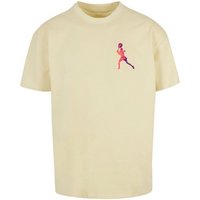 Merchcode T-Shirt Merchcode Herren Tennis Woman Silhouette - Heavy Oversize Tee (1-tlg) von Merchcode