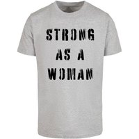 Merchcode T-Shirt Merchcode Unisex WD - Strong As A Woman T-Shirt Round Neck (1-tlg) von Merchcode