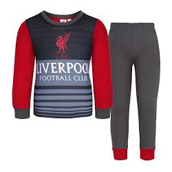 Merchimpo Offizieller Football Club Kinder-Pyjama, Liverpool FC, Jungen und Mädchen, langärmelig, Größen 2–12 Jahre, rot, 5-6 Jahre von Merchimpo