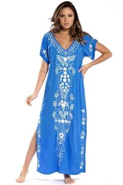 Damen Strandkleid Strandponcho Oversize Bikini Cover Up Sommer Strandkleid Bikini Tunika Cover Up,Strandurlaub Wandern von Merciy