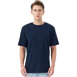Merino Protect 100% Merino Shirt Herren Kurzarm Geruchsresistent Merinowolle Unterwäsche Leicht Wandern Reisen T-Shirt Weich Unterhemd von Merino Protect