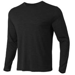 Merino Protect 100% Merino Unterwäsche Herren Weiche Langarmshirts Geruchsresistent Merinowolle Unterhemd zum Jagen Wandern von Merino Protect