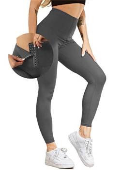 Merlvida Sport Leggings Damen High Waist, Dehnbare Leggins Sporthose Damen mit Bauchkontrolle, Blickdicht Po Push Up Booty Leggins, Angenehm Weiche Elastische Yogahose für Fitness Gym Workout Alltag von Merlvida