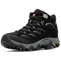 Merrell Damen Moab 3 Mid GTX Wanderstiefel, Black/Grey, 38.5 EU von Merrell