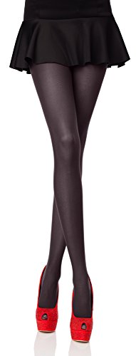 Merry Style Blickdichte Damen Strumpfhose Microfaser 70 DEN (Fumo, 5 (44-48)) von Merry Style