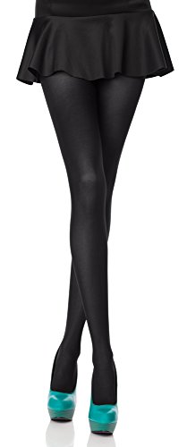 Merry Style Blickdichte Damen Strumpfhose Microfaser 70 DEN (Schwarz, 1/2 (30-36)) von Merry Style