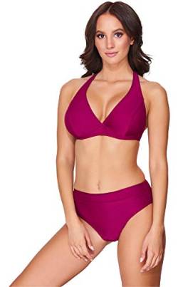 Merry Style Damen Bikini Set 74RN24(Weinrot(5288), Cup 80 F/Unterteil 40) von Merry Style